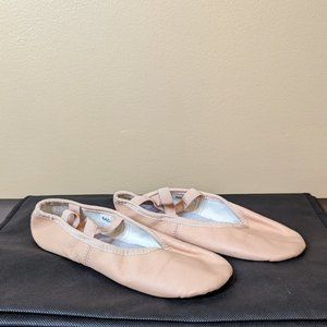 Leather ballet slippers